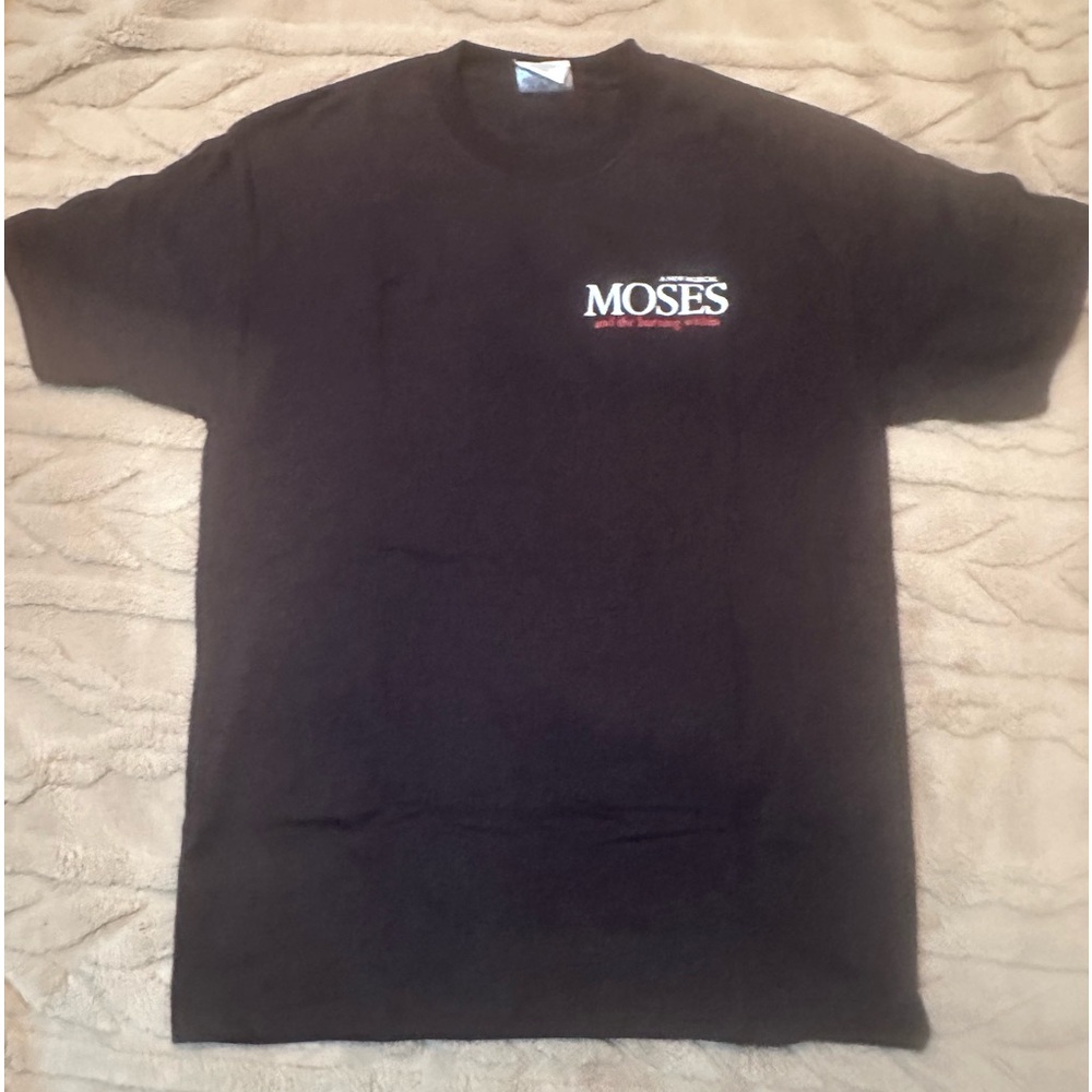 🌸 $3 if Bundled Men’s Medium T-Shirt A New Musical MOSES and the burning within